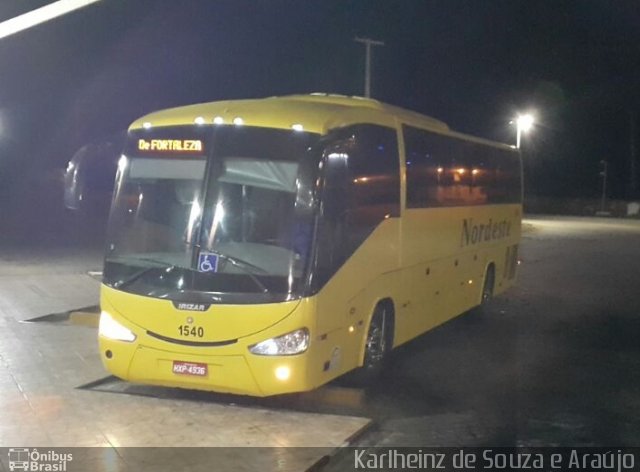 Viação Nordeste 1540 na cidade de Lajes, Rio Grande do Norte, Brasil, por Karlheinz de Souza e Araújo. Número da foto: #3554735.
