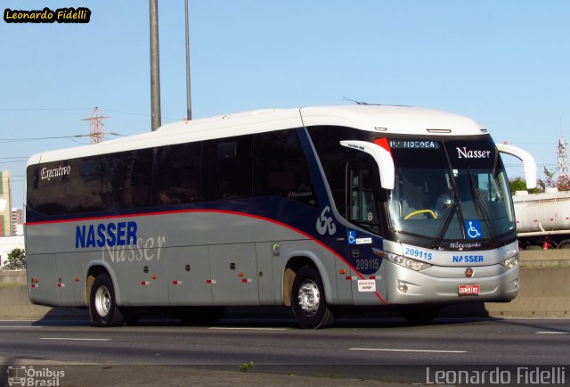 Viação Nasser 209115 na cidade de São Paulo, São Paulo, Brasil, por Leonardo Fidelli. Número da foto: #3556054.