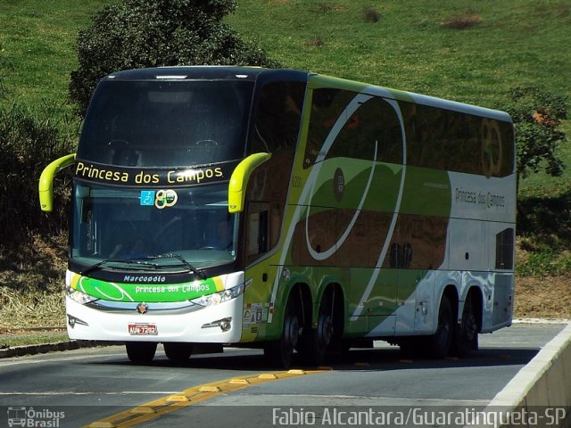 Expresso Princesa dos Campos 6201 na cidade de Aparecida, São Paulo, Brasil, por Fabio Alcantara. Número da foto: #3555905.