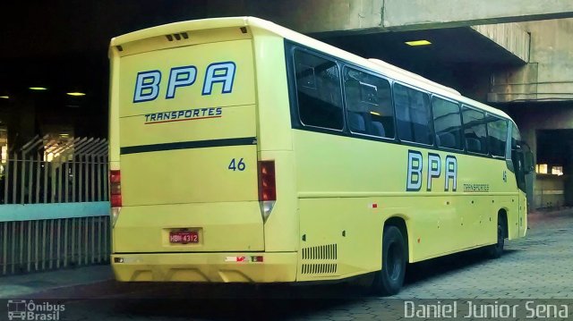 BPA Transportes 46 na cidade de Belo Horizonte, Minas Gerais, Brasil, por Daniel Junior Sena. Número da foto: #3557639.