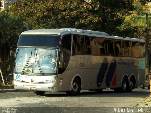 Miragem Turismo 600 na cidade de Belo Horizonte, Minas Gerais, Brasil, por Adão Raimundo Marcelino. ID da foto: 3558172.