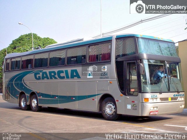 Viação Garcia 6554 na cidade de Maringá, Paraná, Brasil, por Victor Hugo Guedes Pereira. Número da foto: #3557849.