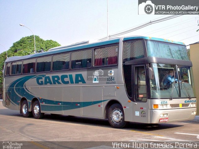 Viação Garcia 6554 na cidade de Maringá, Paraná, Brasil, por Victor Hugo Guedes Pereira. ID da foto: 3557849.