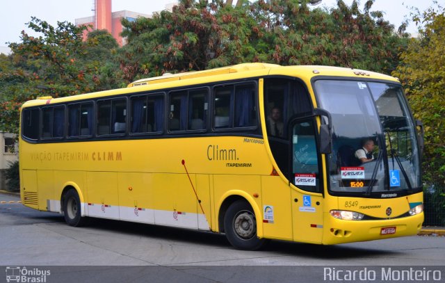 Viação Itapemirim 8549 na cidade de São Paulo, São Paulo, Brasil, por Ricardo Silva Monteiro. Número da foto: #3557080.