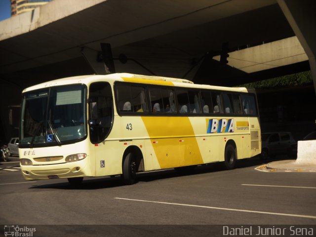 BPA Transportes 43 na cidade de Belo Horizonte, Minas Gerais, Brasil, por Daniel Junior Sena. Número da foto: #3557624.