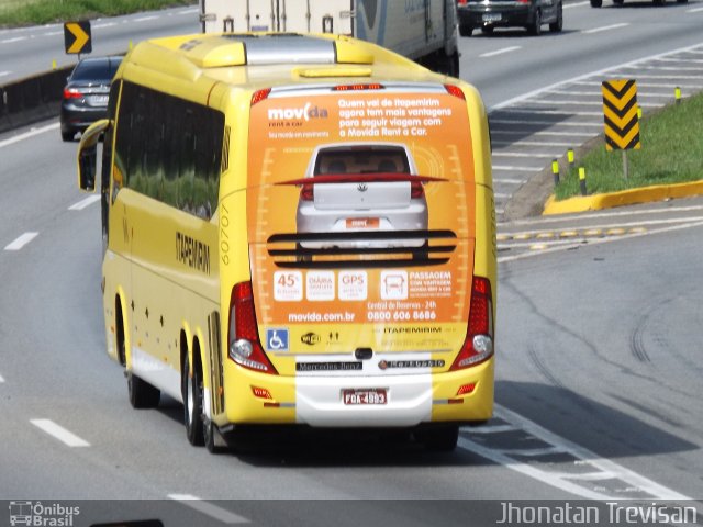 Viação Itapemirim 60707 na cidade de Lavrinhas, São Paulo, Brasil, por Jhonatan Diego da Silva Trevisan. ID da foto: 3558060.