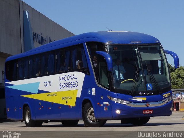 Nacional Expresso 72111 na cidade de Goiânia, Goiás, Brasil, por Douglas Andrez. ID da foto: 3557788.