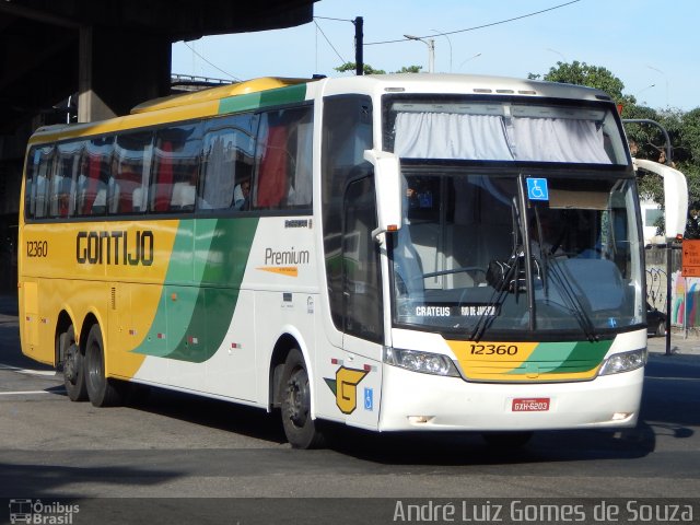 Empresa Gontijo de Transportes 12360 na cidade de Rio de Janeiro, Rio de Janeiro, Brasil, por André Luiz Gomes de Souza. Número da foto: #3610749.