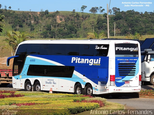 Pitangui Turismo 6000 na cidade de João Monlevade, Minas Gerais, Brasil, por Antonio Carlos Fernandes. Número da foto: #3609231.