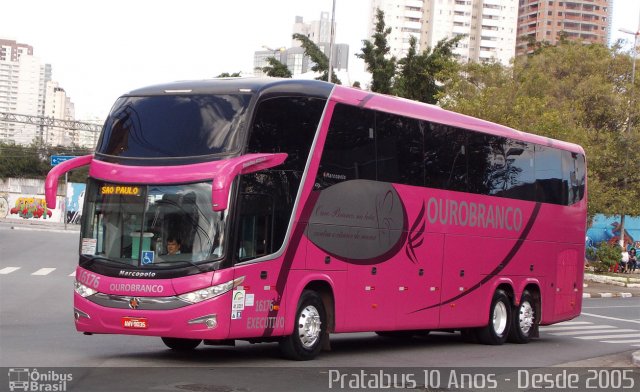 Viação Ouro Branco 16176 na cidade de São Paulo, São Paulo, Brasil, por Cristiano Soares da Silva. ID da foto: 3610091.