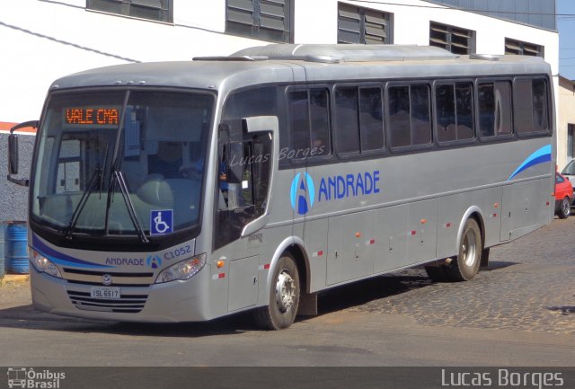 Viação Andrade C-1052 na cidade de Araxá, Minas Gerais, Brasil, por Lucas Borges . Número da foto: #3609460.