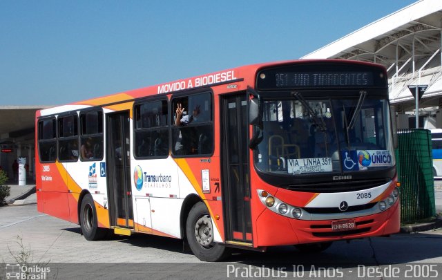 Empresa de Ônibus Vila Galvão 2085 na cidade de Guarulhos, São Paulo, Brasil, por Cristiano Soares da Silva. ID da foto: 3629447.