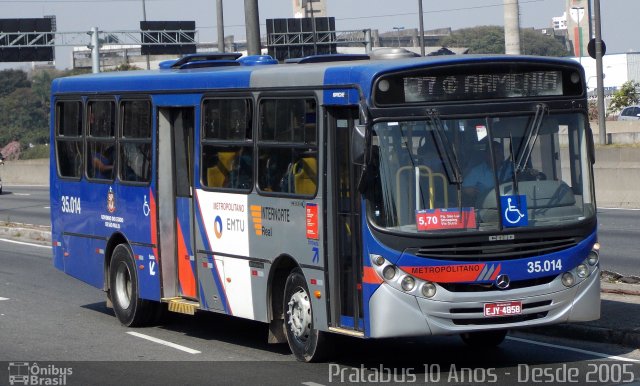 Real Transportes Metropolitanos 35.014 na cidade de São Paulo, São Paulo, Brasil, por Cristiano Soares da Silva. Número da foto: #3629505.