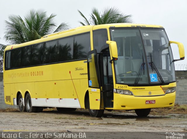 Viação Itapemirim 45619 na cidade de Feira de Santana, Bahia, Brasil, por Ícaro Chagas. Número da foto: #3630093.