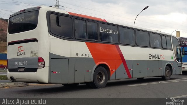 Evanil Transportes e Turismo RJ 132.102 na cidade de Aparecida, São Paulo, Brasil, por Alex Aparecido. ID da foto: 3630779.