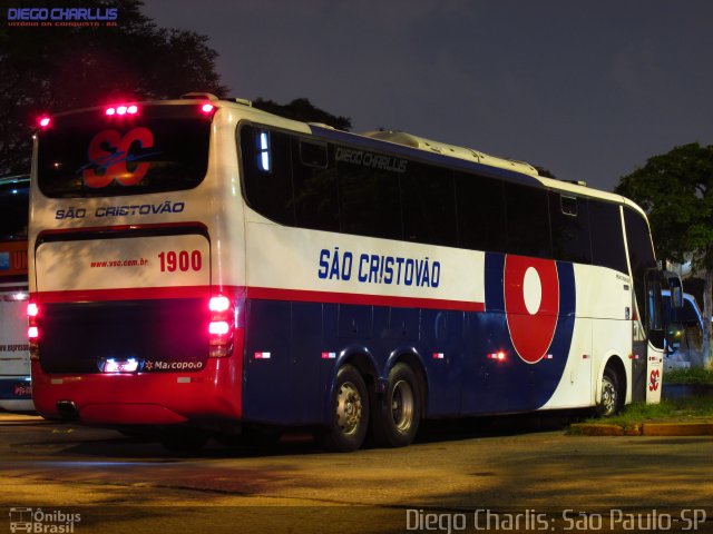 Viação São Cristóvão 1900 na cidade de São Paulo, São Paulo, Brasil, por Diego Charlis Coelho. Número da foto: #3631383.
