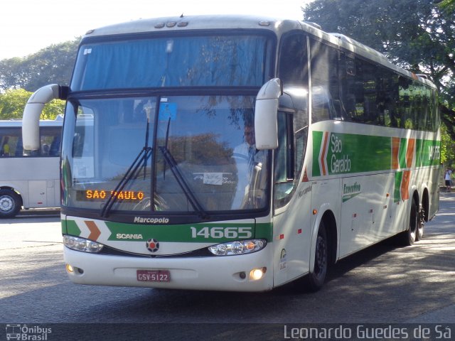 Cia. São Geraldo de Viação 14665 na cidade de São Paulo, São Paulo, Brasil, por Leonardo Guedes de Sá. ID da foto: 3632350.