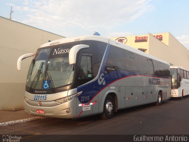 Viação Nasser 221115 na cidade de Franca, São Paulo, Brasil, por Guilherme Antonio. Número da foto: #3632378.
