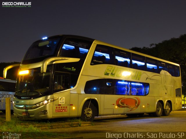 Eucatur - Empresa União Cascavel de Transportes e Turismo 4840 na cidade de São Paulo, São Paulo, Brasil, por Diego Charlis Coelho. Número da foto: #3631379.
