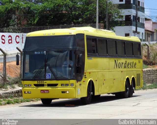 Viação Nordeste 5080 na cidade de Natal, Rio Grande do Norte, Brasil, por Gabriel Torres. Número da foto: #3632669.