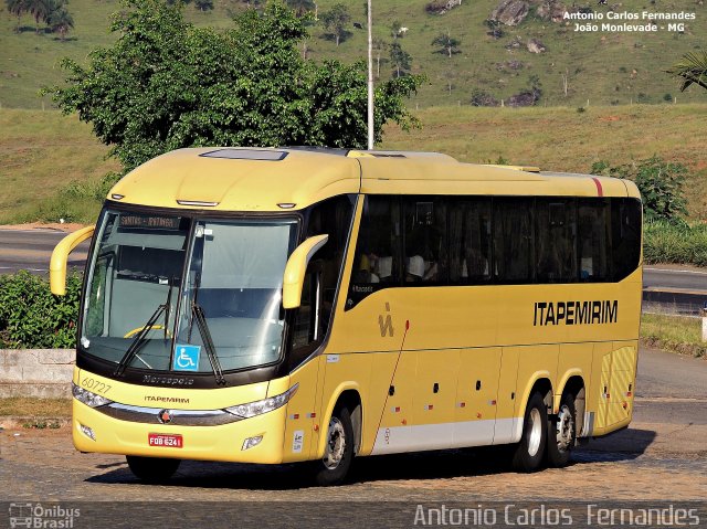 Viação Itapemirim 60727 na cidade de João Monlevade, Minas Gerais, Brasil, por Antonio Carlos Fernandes. ID da foto: 3631438.