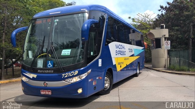 Nacional Expresso 72109 na cidade de São Paulo, São Paulo, Brasil, por Cainã Marcos de Araujo. Número da foto: #3631834.