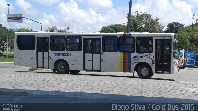 Transcol - Transportes Coletivos Ltda. 210 na cidade de Recife, Pernambuco, Brasil, por Diego Silva. ID da foto: 3635562.