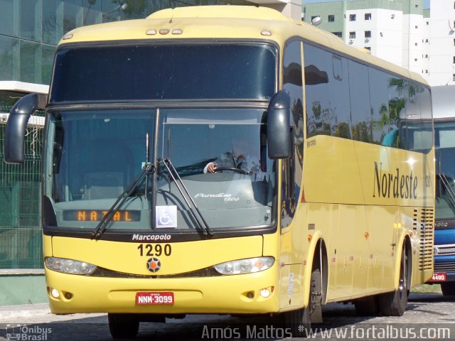 Viação Nordeste 1290 na cidade de Fortaleza, Ceará, Brasil, por Amós  Mattos. Número da foto: #3634878.