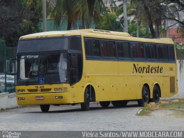 Viação Nordeste 1140 na cidade de Fortaleza, Ceará, Brasil, por Vieira Santos. Número da foto: #3634512.