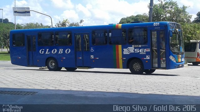 Transportadora Globo 031 na cidade de Recife, Pernambuco, Brasil, por Diego Silva. ID da foto: 3635569.