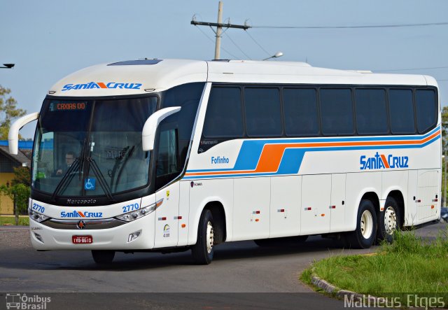VUSC - Viação União Santa Cruz 2770 na cidade de Santa Cruz do Sul, Rio Grande do Sul, Brasil, por Matheus Etges. Número da foto: #3635525.