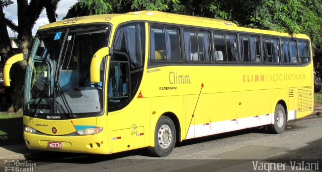 Viação Itapemirim 8539 na cidade de Curitiba, Paraná, Brasil, por Vagner Valani. Número da foto: #3636955.