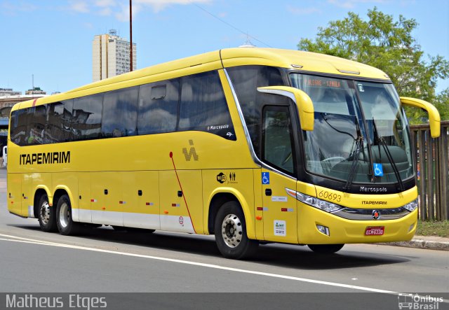Viação Itapemirim 60693 na cidade de Porto Alegre, Rio Grande do Sul, Brasil, por Matheus Etges. Número da foto: #3637761.