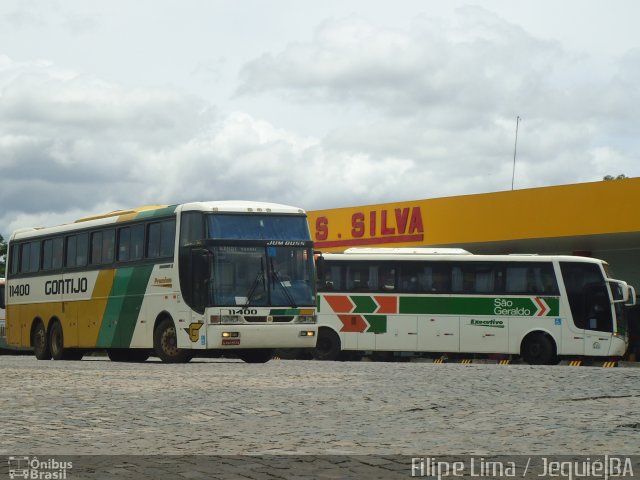 Empresa Gontijo de Transportes 11400 na cidade de Jequié, Bahia, Brasil, por Filipe Lima. Número da foto: #3636404.