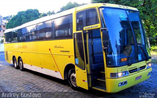 Viação Itapemirim 45307 na cidade de Ipatinga, Minas Gerais, Brasil, por Andrey Gustavo. Número da foto: #3637618.