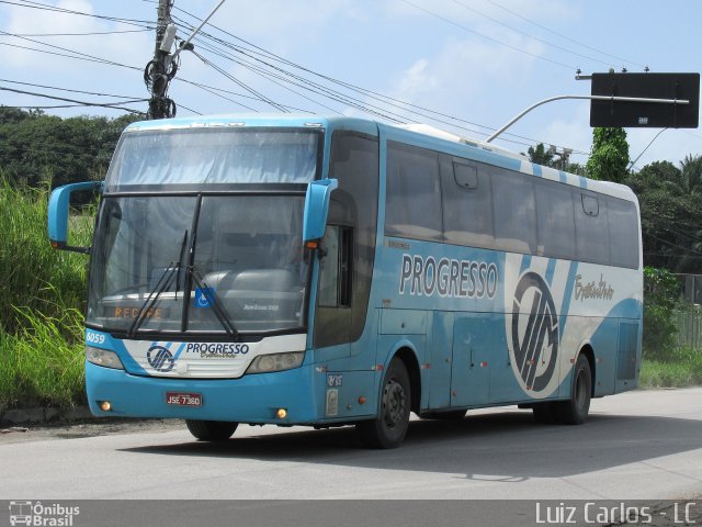 Auto Viação Progresso 6059 na cidade de Recife, Pernambuco, Brasil, por Luiz Carlos de Santana. ID da foto: 3636635.