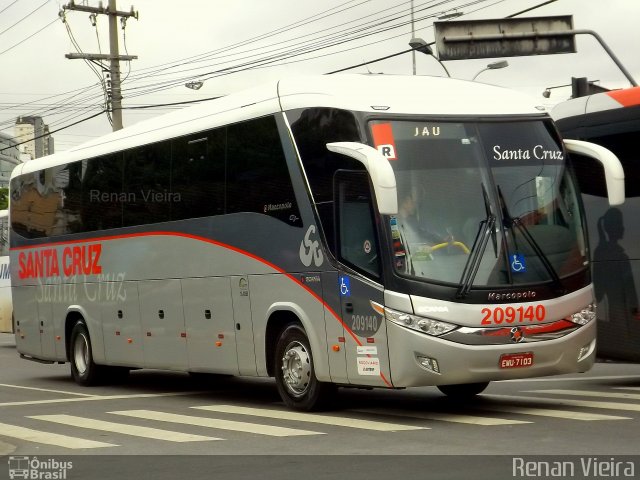 Viação Santa Cruz 209140 na cidade de São Paulo, São Paulo, Brasil, por Renan Vieira. Número da foto: #3639960.