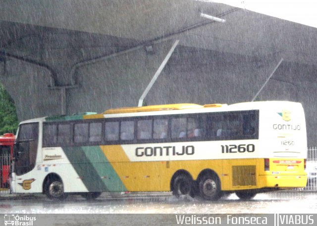 Empresa Gontijo de Transportes 11260 na cidade de Belo Horizonte, Minas Gerais, Brasil, por Welisson  Oliveira. ID da foto: 3639772.