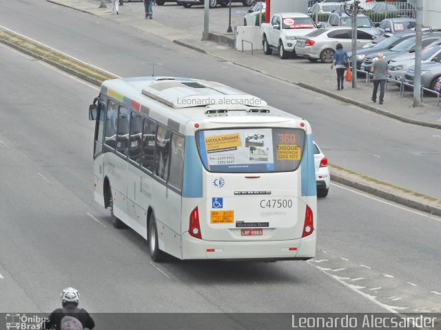 Viação Redentor C47500 na cidade de Rio de Janeiro, Rio de Janeiro, Brasil, por Leonardo Alecsander. Número da foto: #3638734.