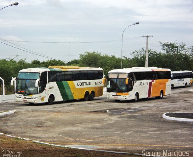 Empresa Gontijo de Transportes 17255 na cidade de Aracaju, Sergipe, Brasil, por Sergio Marques . ID da foto: 3640344.