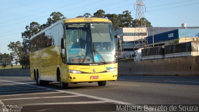 Viação Itapemirim 8801 na cidade de Americana, São Paulo, Brasil, por Matheus Barreto de Souza. Número da foto: #3641586.