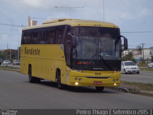 Viação Nordeste 8010 na cidade de Natal, Rio Grande do Norte, Brasil, por Pedro Thiago Costa. ID da foto: 3641596.