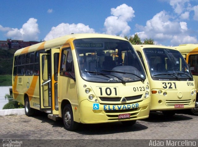 Auto Omnibus Nova Suissa 0123 na cidade de Belo Horizonte, Minas Gerais, Brasil, por Adão Raimundo Marcelino. ID da foto: 3642627.