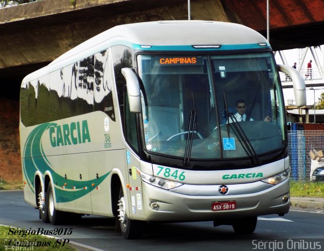 Viação Garcia 7846 na cidade de Campinas, São Paulo, Brasil, por Sérgio de Sousa Elias. Número da foto: #3641269.