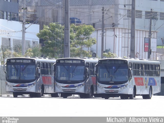 BBTT - Benfica Barueri Transporte e Turismo 5671 na cidade de Barueri, São Paulo, Brasil, por Michael  Alberto Vieira. ID da foto: 3642407.