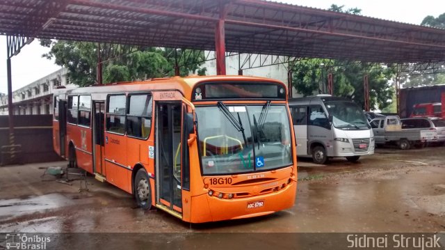 Auto Viação Santo Antônio 18G10 na cidade de Curitiba, Paraná, Brasil, por Sidnei Machado Strujak. Número da foto: #3641955.