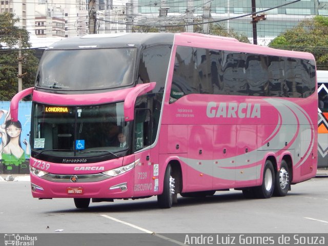 Viação Garcia 7239 na cidade de São Paulo, São Paulo, Brasil, por André Luiz Gomes de Souza. Número da foto: #3642556.