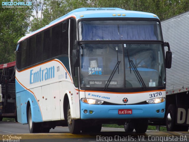 Emtram 3170 na cidade de Vitória da Conquista, Bahia, Brasil, por Diego Charlis Coelho. Número da foto: #3640822.