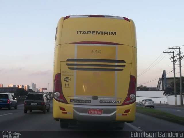 Viação Itapemirim 60541 na cidade de Guarulhos, São Paulo, Brasil, por Edmilson Bandeira. ID da foto: 3644441.