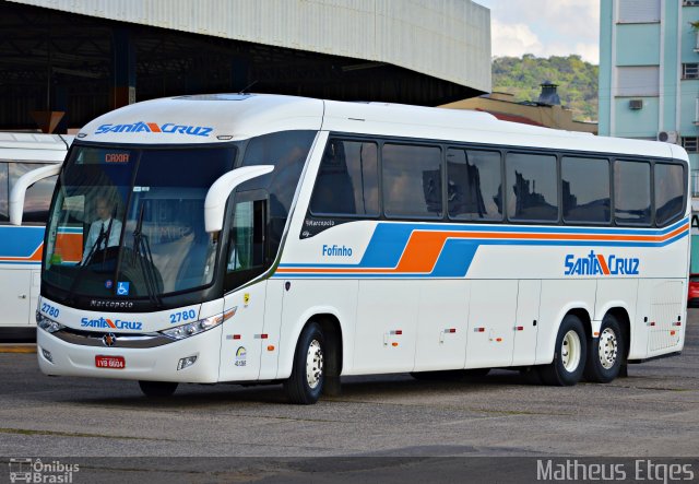 VUSC - Viação União Santa Cruz 2780 na cidade de Santa Cruz do Sul, Rio Grande do Sul, Brasil, por Matheus Etges. ID da foto: 3643964.